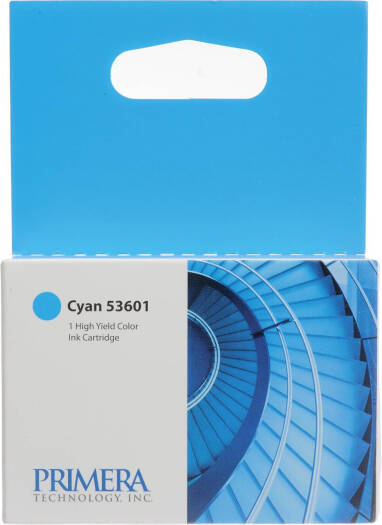 Primera 53601 Ink Cartridge High Yield Ink for Bravo 4100 Series Disc Printers, Cyan | 53601