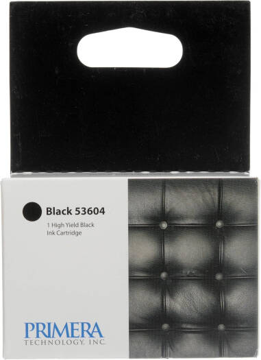 Primera 53604 Black Ink Cartridge High Yield Ink for Bravo 4100 Series Disc Printers, Black | 53604