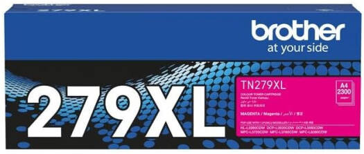 Brother TN-279XL Toner Cartridge, Up to 2300 Yield, Magenta | TN-279XL-MAGENTA