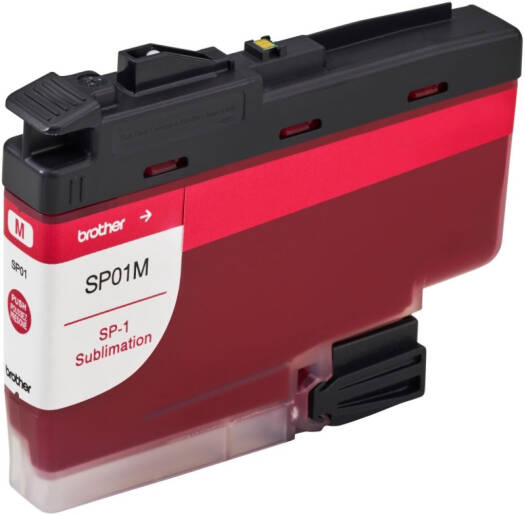 Brother SP01M Sublimation Ink, Magenta Ink, Vivid Magenta Color, High Yield Capacity 47mL, Fade Resistant | SP01M