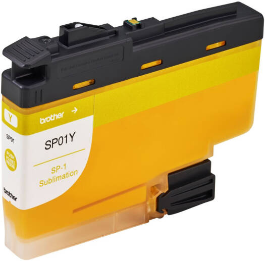 Brother SP01Y Sublimation Ink, Yellow Ink, Vivid Yellow Ouput, High Yield Capacity 47mL, Fade Resistant | SP01Y