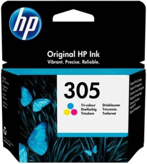 HP 305 Tri-Color Original Ink Cartridge, 3YM60AE-Pack of 2pcs