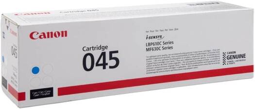 Canon 045 Cyan Toner Cartridge, Yields of 1,300 Pages