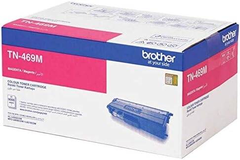 Brother TN-469M Genuine Color Toner Cartridge, Magenta, Page Yield up to 9,000 Pages