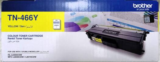 Brother Industries TN-466 High Yield Yellow Toner Cartridge