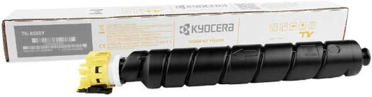 Kyocera TK-8555Y Yellow Toner, Up to 24,000 A4 Page Yield Capacity, Compaltible with TASKalfa 5054ci /6054ci/7054ci | 509608