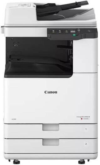 Canon imageRUNNER C3326i Multifunction Laser Printer, Print, Copy, Scan, Send, Fax, 7" TFT LCD WVGA Color Touch Panel, 26 ppm Print Speed, Up to 1200 x 1200 DPI Resolution, White C3326i