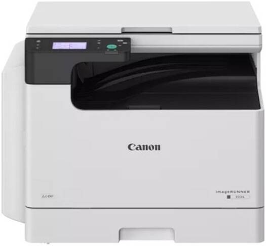 Canon imageRUNNER 2224 Multifunctional Laser Printer, Print, Copy, Scan, Send, Fax, 3.5" Monochrome Touch Panel, 24 ppm (A4) Print Speed, Up to 1200x1200 DPI, 250 Sheets Max Output, White | ir2224