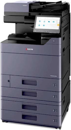 KYOCERA TASKalfa 5054ci A3 Color Laser MF Printer, 7” Touch Display, Up to 40/20 ppm Print Speed, 4800 x 1200 dpi Resoluton, Dual 500 Sheet Trays, ETH, USB 2.0, Black | TASKalfa 5054ci