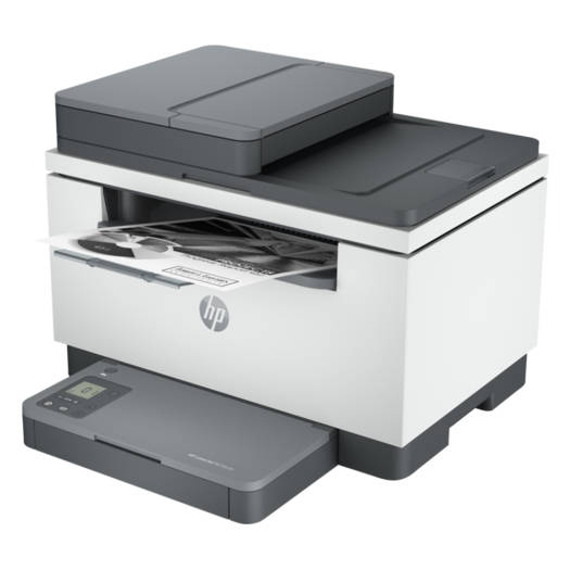 HP M236sdn LaserJet Multifunction Printer, Up To 29ppm Print Speed, Copy / Print / Scan Functions, 150 Sheets Standard Handling Input, USB 2.0 / Ethernet Connectivity, White - Gray | 9YG08A
