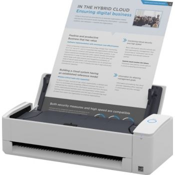RICOH ScanSnap iX1300 Compact Wi-Fi Document Scanner, 600 Dpi Resolution, 2.4 GHz / 5 GHz Frequency Band, ADF, 3 Color LED, 30 ppm Scanning Speed, For Mac / PC, White | PA03805-B001