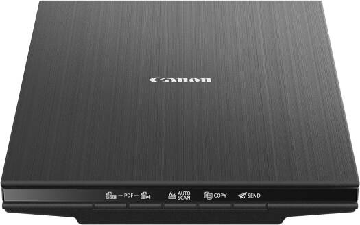 Canon CanoScan LiDE 400 Flatbed Scanner, 4800 x 4800 DPI, USB Type C Powered, Auto Scan, 5 EZ Buttons, A4 Document Scanner, Photo Scanning, Z Lid Expansion, Send to Cloud, Black | CanoScan LiDE 400