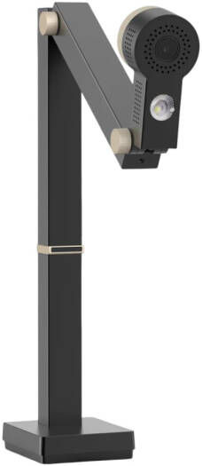 CZUR Fancy Pro Document Scanner, CMOS Sensor, 8 Megapixels, 4000 x 3000 Resolution, 3-Level Fill Light, Built-in Microphone, Plug And Play, Multi-Joint Arm, Black | Fancy-Pro