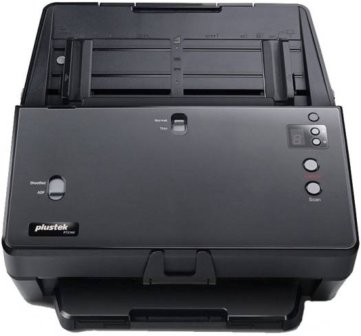 Plustek SmartOffice Document Scanner, 100 Sheets ADF, 60ppm / 120ipm Scanning Speed, 600dpi Optical Resolution, Ultrasonic Technology, CIS x2 Image Sensor, Black | PT2160