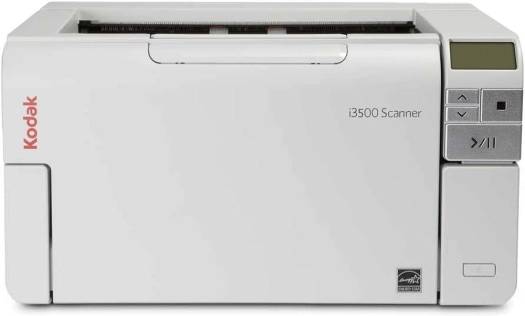 Kodak Alaris i3500 Scanner, 5" Display, CCD Sensor, 600 x 600 DPI Optical Resolution, 24-Bit Color Depth, ADF Scanner, 300 Sheets ADF Capacity, White | 1065036