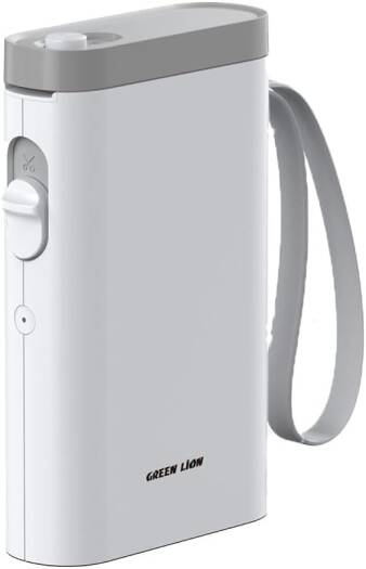 Green Lion Label Printer Snap Label Thermal Printer 14mm Bluetooth Wireless 203 DPI Built In Cutter 1300mAh Battery USB Type C | GNSNLBLPNTWH
