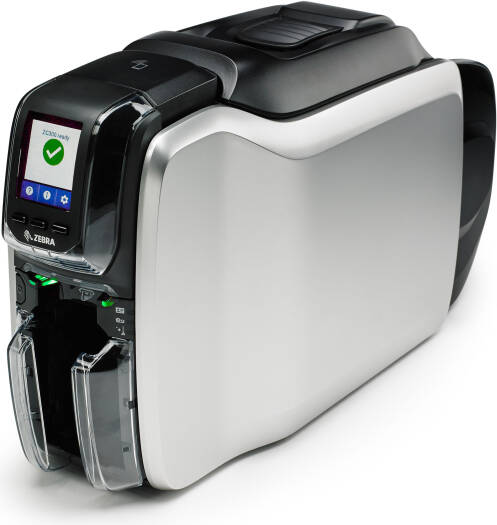 Zebra Printer ZC300, Single Sided UK/EU Cord, USB & Ethernet (UK/EU Cord, USB & Ethernet Windows Driver), USB 2.0, Built-in 10/100 Ethernet Interface, White | ZC31-000C000EM00