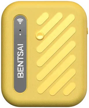 BENTSAI B10 Mini Handheld Inkjet Printer, Pocket-Sized Thermal Inkjet Printer for Expiry Dates, QR Codes, Barcodes & Batch Coding with Mobile App Connectivity, Yellow | B10