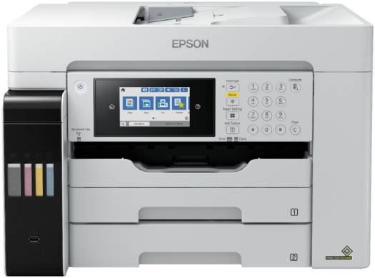 Epson EcoTank Pro L15180 All-in-One Printer, 25PPM Print Speed, 26IPM Scan Speed, Wi-Fi, Wi-Fi Direct, Ethernet Connectivity, 4 Colour, White | C11CH71407BY