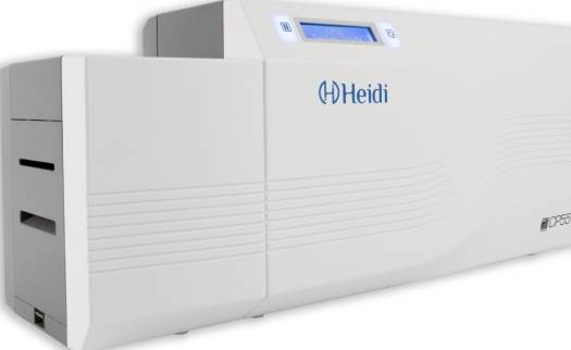 Heidi CP55-D00S3 Dual Sided ID Card Printer Bundle (1 Ribbon, 100 Cards, 1 Cleaning Kit, GET Identity Card Designing Software) | CP55-D00S3