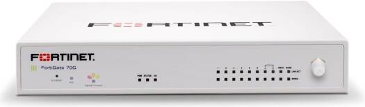Fortinet FortiGate-70G Firewall for Branch and Small Offices with 1-Year FortiGuard AI-Powered Unified Threat Protection Services | FG-70G-BDL-950-12