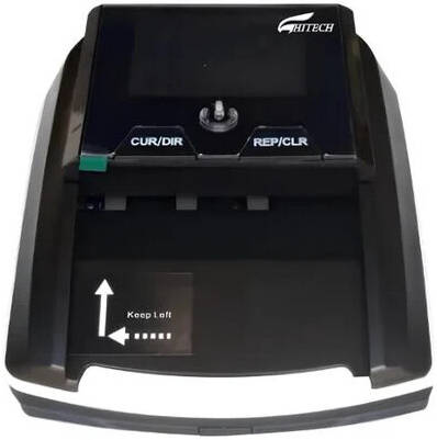 Hitech ARN-32 Counterfeit Money Detector, UV, MG & IR Fake Currency Detection Machine for Accurate Cash Verification, Black | ARN32