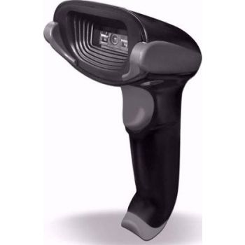 Oscar UniBar I 1D Barcode Scanner Reader Automatic Imager USB + Virual COM Wired With Stand Scans QR Code From Mobile Phone Android, iOS, MacOS, Windows Super Highspeed | MBSOSC87700UB