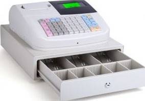 Marker Unisan A5 Cash Register/ R mode/ LCD Operator display/ 8 digits 7seg LED customer display General Purpose Cash Register | UNISAN-A5