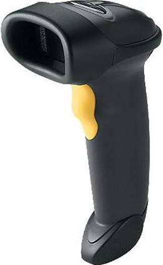 Motorola Barcode Scanner, Scratch-Resistant Tempered Glass, 650nm Laser Diode Class 2, 100 Scans/second, IP30 Rating | LS2208