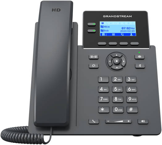 Grandstream Networks GRP2602 2 Lines IP Phone, Electronic Hook Switch, Dual-Band Wi-Fi, Built-in dual-band Wi-Fi, Speakerphone with HD Audio, Supports 5-way Audio Conferencing, Black | GRP2602W