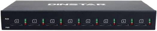 Dinstar UC2000-VE-8T 8 Port SIP 4G LTE Channels Gateway - UAE Support