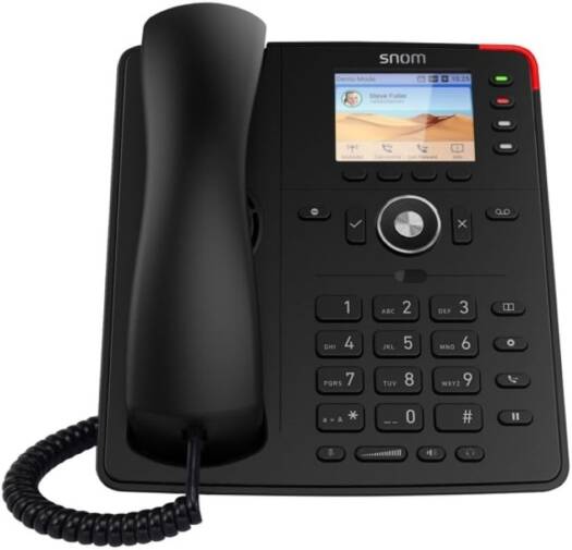 Snom D713 IP Desk Phone, 2.8″ Color TFT, 4 Programmable LED Keys, Gigabit PoE, HD Audio, TLS/SRTP Security, Headset & EHS Support | D713