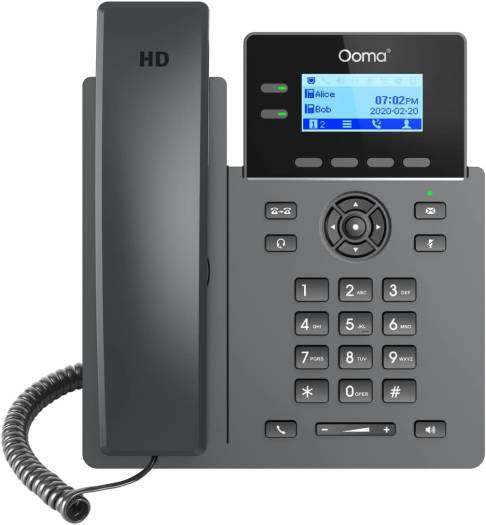 Ooma 2602W Wi-Fi IP Desk Phone. Works only with Ooma Office Cloud-Based VoIP Phone Service with Virtual Receptionist, Desktop app, Videoconferencing and Call Recording. Subscription Required.