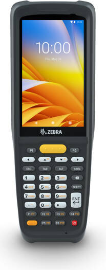 Zebra MC27 Mobile Computer Kit, 4" WVGA Touch Display, Snapdragon 660 CPU, SE4100 1D/2D Standard Range Imager, 3-Axis Accelerometer with MEMS Gyro, Wi-Fi + Cellular, Black | KT-MC27BJ-2A3S2RW