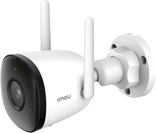 Imou Bullet 2C Smart Security Camera, Outdoor Wifi Camera 2MP 1080P FHD & H.265 Compression, Smart Color Night Vision, Smart Human Detection, IP67 Weather Proof, Built-in Microphone, White | IPC-F22