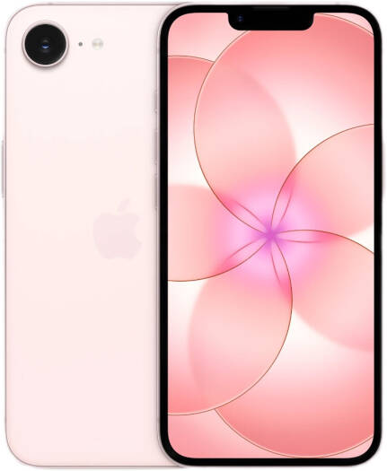 Apple iPhone 17e Smartphone, 6.1" Super Retina XDR Display, A19 Chip, 6 Core CPU, 4 Core GPU, 16 Core Neural Engine, 256GB Storage, 1x Physical Sim & 1x e-Sim, 4005mAh Battery, Soft Pink | 17e