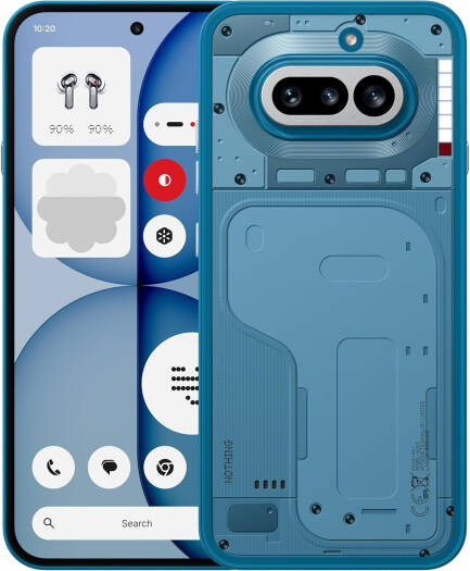 Nothing Phone (4a) 5G Mobile Phone, 6.78" 120Hz Flexible AMOLED Display, Snapdragon 7s Gen 4 Chipset, 12GB RAM, 256GB ROM, Adreno 810 GPU, Nothing OS 4.1, 5080mAh Battery, Blue | P(4a)