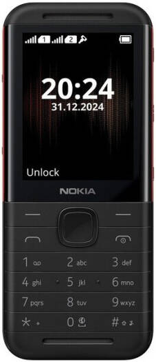 Nokia 5310 (2024) Dual Sim Mobile Phone, 4G, 2.4" QVGA Display, Unisoc 6531F CPU, 8MB RAM, 16MB Storage, S30+ Operating System, 3.5mm Headphone Type, Black | 5310
