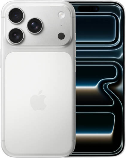 Apple iPhone 17 Pro Mobile Phone, 6.3" Super Retina XDR Display, A19 Pro Chip, 6 Core CPU, 6 Core GPU, 16 Core Neural Engine, 256GB Storage, 5G/WiFi7, Physical SIM & eSIM, INTL Ver, Silver | 17-PRO