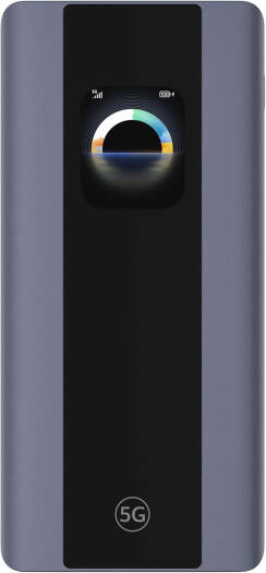 Huawei 5G Mobile WiFi Pro 5, OLED Touch Screen Display, Wi-Fi 6 Plus Technology, 5G Connectivity, 7000mAh Battery, Power Bank Function, Space Grey | E6888-982