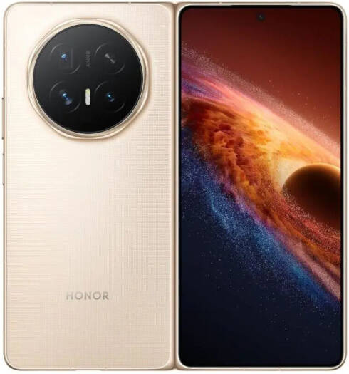 HONOR Magic V6 5G Dual Sim Mobile Phone, 7.95" FHD+ AMOLED Display, 120Hz Refresh Rate, Qualcomm Snapdragon, 16GB RAM, 512GB ROM, Magic OS 10, 6660 mAh Battery, Gold | Magic-V6-GLD