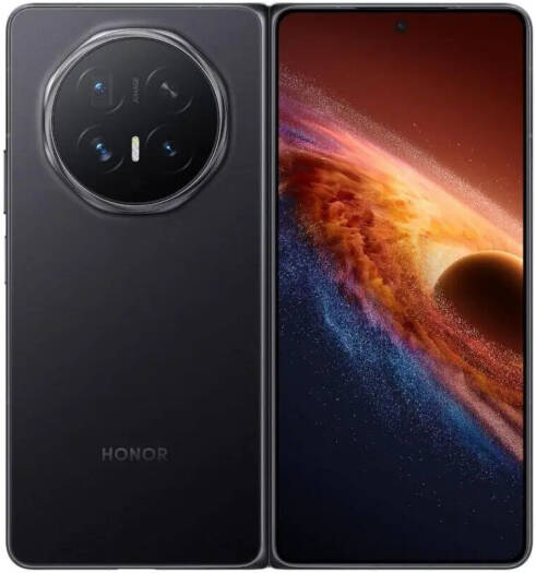 HONOR Magic V6 5G Dual Sim Mobile Phone, 7.95" FHD+ AMOLED Display, 120Hz Refresh Rate, Qualcomm Snapdragon, 16GB RAM, 512GB ROM, Magic OS 10, 6660 mAh Battery, Black | Magic-V6-BLK