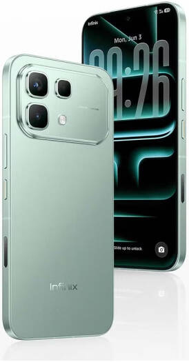 Infinix Note 60 5G Smartphone 8GB RAM 256GB Storage, 6.78" AMOLED Display, 6500 mAh, 144Hz, 50MP Night Master Camera, Dual SIM Android Mobile Phone, Fizz Blue | Note 60 5G
