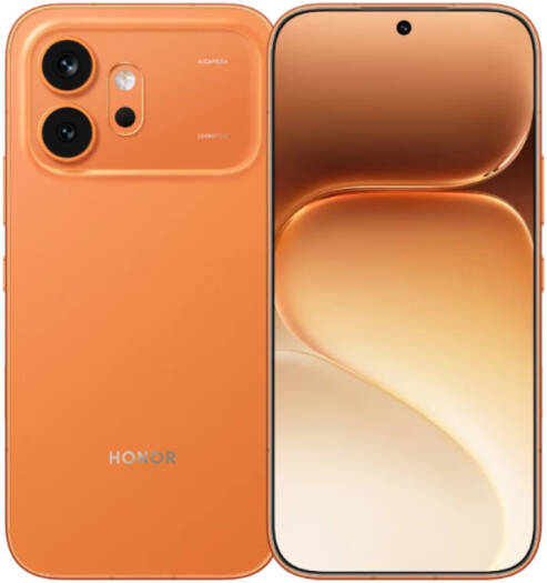HONOR 600 5G Mobile Phone, 6.57 Inches AMOLED 120Hz Display, Snapdragon 7 Gen 4 , 8GB RAM, 256GB ROM, 7000mAh Battery, 66W Fast Charging, 50MP AI Camera, Orange | HONOR600