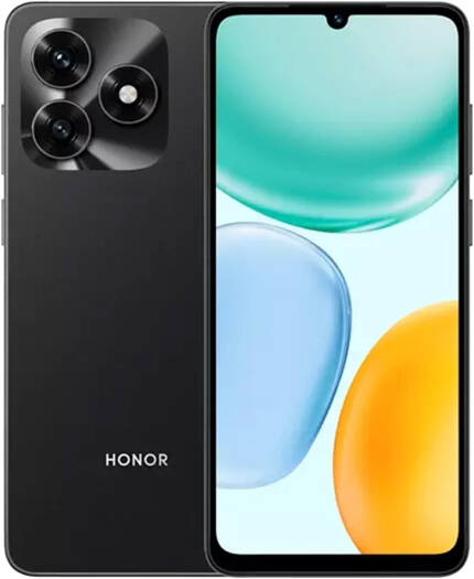 Honor X5c Mobile Phone, 6.74" 90Hz TFT LCD Display, Mediatek Helio G81 12nm Chipset, 4GB RAM, 64GB ROM, Mali-G52 MC2 GPU, MagicOS 9.0, 5260mAh Battery, Midnight Black | X5C