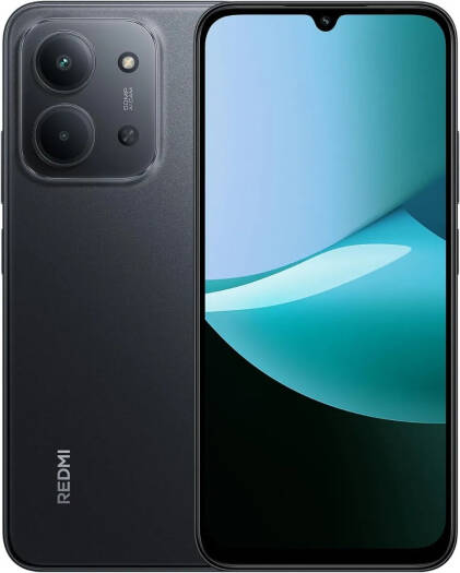 Xiaomi Redmi 15C Mobile Phone, 6.9" 120Hz Dot Drop Display, Mediatek Helio G81 Ultra 12nm Chipset, 4GB RAM, 128GB ROM, Mali-G52 MC2 GPU, Xiaomi HyperOS 2, 6000mAh Battery, Midnight Black | 15C