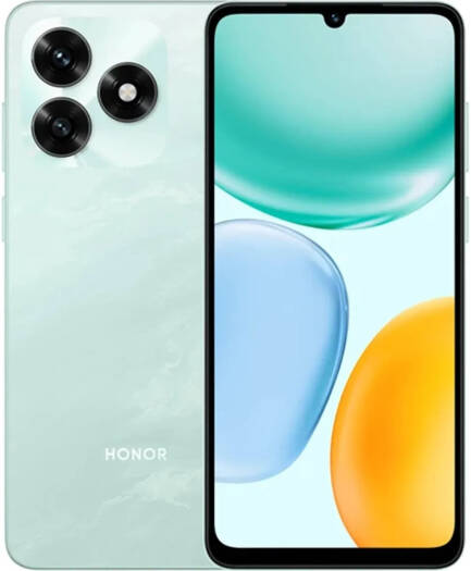 Honor X5c Plus Mobile Phone, 6.74" 90Hz TFT LCD Display, Mediatek Helio G81 12nm Chipset, 4GB RAM, 128GB ROM, Mali-G52 MC2 GPU, 5260mAh Battery, Ocean Cyan | X5C-PLUS