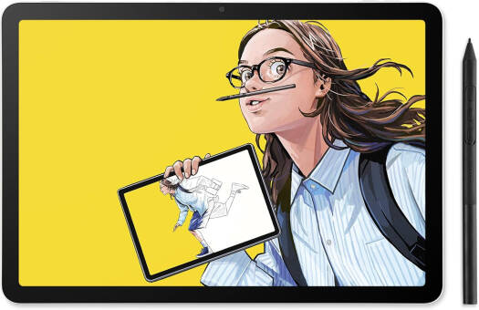 Wacom MovinkPad 11 Android Mobile Drawing Tablet, 11" 2K IPS, Mediatek Helio G99, 8GB RAM, 128 GB Storage, Quick Draw Feature, with Battery-Free Slim Pro Pen 3, Android 14, Light Gray | DTHA116C