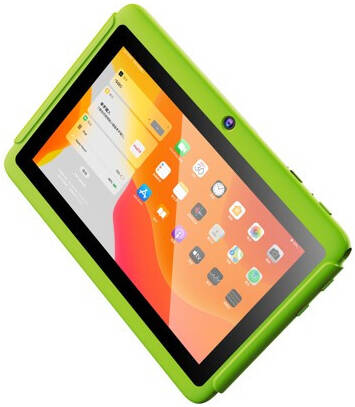 Oteeto Tab 4 Tablet, 7" 1024x600 IPS LCD Display, Octa Core 1.6GHz Processor, 4GB RAM, 128GB ROM, 2.0MP Front + 5.0MP Rear Camera, Android 13, 3000mAh Battery, Pastel Green | TAB 4