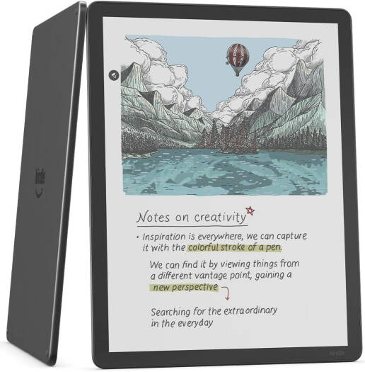 Amazon Kindle Scribe Colorsoft eReader, 11 Inch Paper Like Color Display, 64GB Storage, Front Light, Note Taking Tablet, Write on Books Documents, WiFi Bluetooth, Graphite | Colorsoft